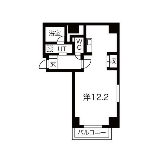 ONE三ノ輪(ワンルーム/5階)の間取り写真