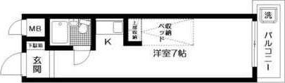 日神パレス新大塚(ワンルーム/4階)の間取り写真