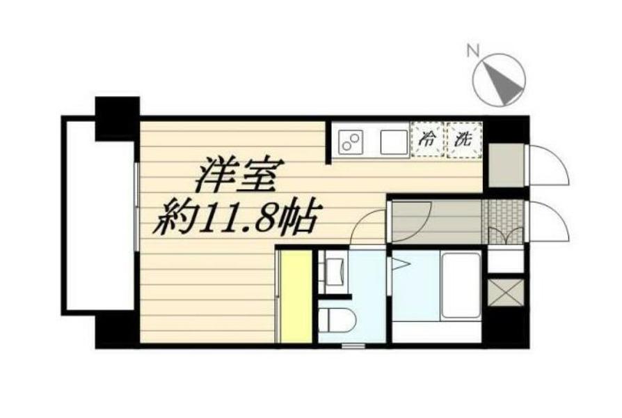 HF浅草橋レジデンス(ワンルーム/9階)の間取り写真