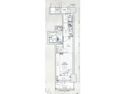 札幌市南北線 中島公園駅 徒歩4分 5階建 築11年(1K/2階)の間取り写真