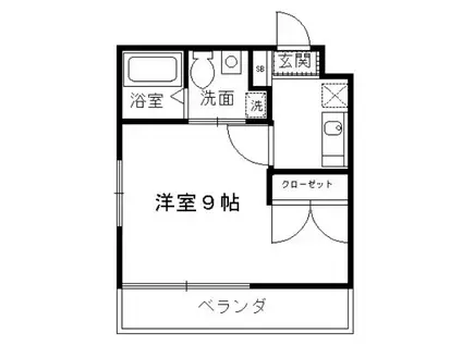 ラナップスクエア京都駅西(1K/3階)の間取り写真