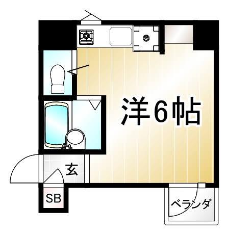 リエス東堀川(ワンルーム/7階)の間取り写真