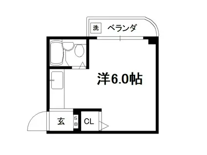 第11長栄シャトー泉(ワンルーム/3階)の間取り写真