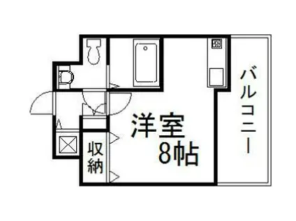 ライフデザイン新金岡B棟(1K/2階)の間取り写真