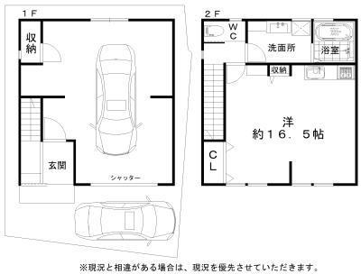 阪和線 下松駅(大阪) 徒歩3分 2階建 築4年(ワンルーム)の間取り写真