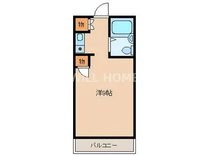 グランディールMK(1K/2階)の間取り写真