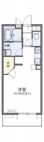 レオネクスト東郷通1(1K/3階)の間取り写真