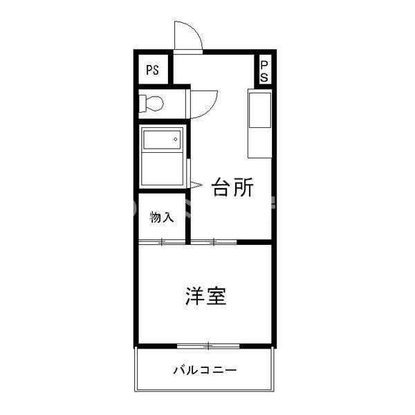 サンクレセント守口(1DK/5階)の間取り写真