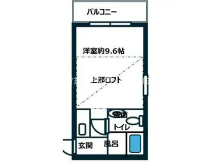 ライフワールド95(ワンルーム/4階)の間取り写真