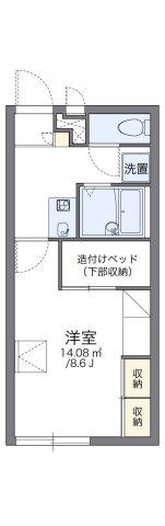 レオパレス門真みなみA(1K/2階)の間取り写真