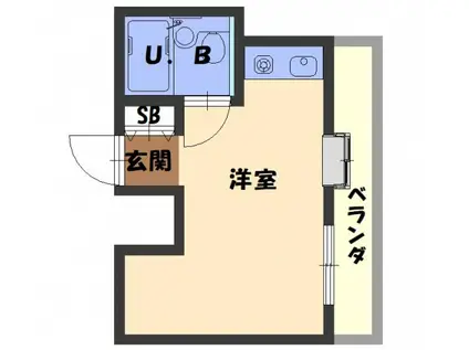 プレアール梶町(ワンルーム/4階)の間取り写真