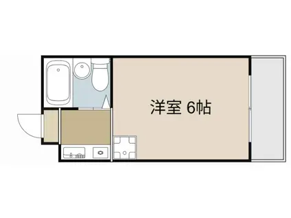 池田マンション(1K/3階)の間取り写真