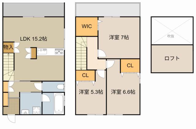 シャーンティⅣ(3LDK)の間取り写真