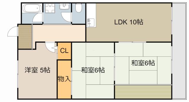 プルミエール(3LDK/3階)の間取り写真