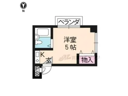 マンション大和(ワンルーム/2階)の間取り写真