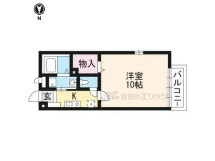 HEIGHTSTANAKASITE (1K/1階)の間取り写真