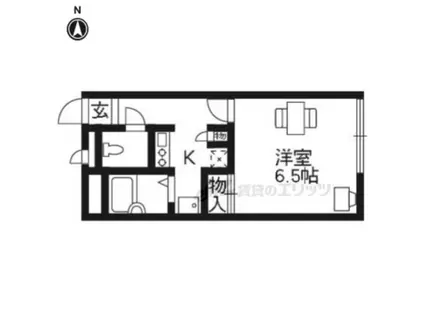 レオパレス壬生(1K/2階)の間取り写真