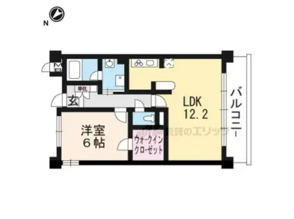 らんずF(1LDK/2階)の間取り写真