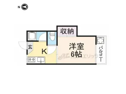 MAYUMIライフステージ1番館(ワンルーム/1階)の間取り写真