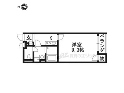 レオネクストカンフォーラ(1K/1階)の間取り写真