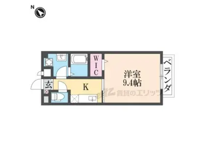 ソフィア・コート(1K/2階)の間取り写真