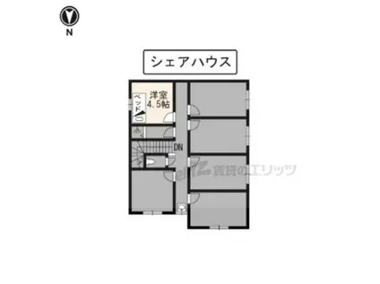 OPENDOORAPARTMENT(ワンルーム/2階)の間取り写真