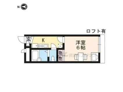 レオパレスSANWA(1K/1階)の間取り写真