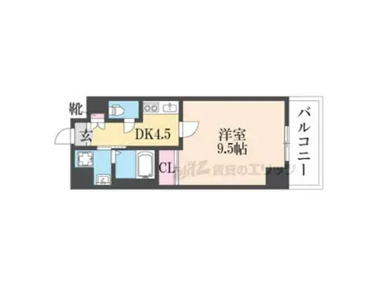 アスティム(1K/3階)の間取り写真