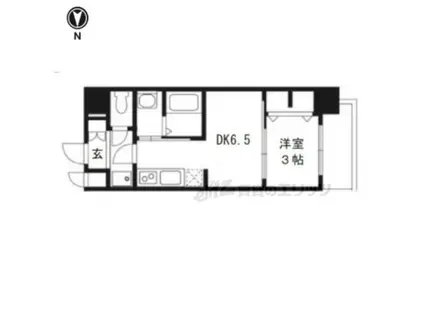 プレサンスTHE KYOTO 粋都(1DK/3階)の間取り写真