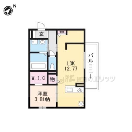 MAISON CLAIR (1LDK/2階)の間取り写真