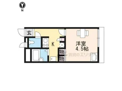 レオパレスT&S(1K/2階)の間取り写真