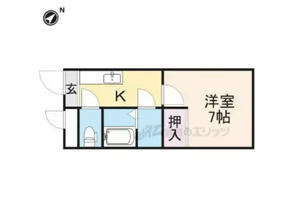 NASU32(1K/2階)の間取り写真