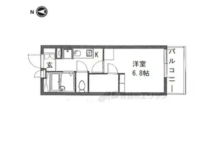 レオパレスオリーブ(1K/3階)の間取り写真