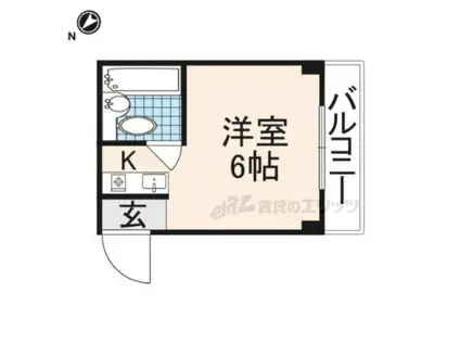 ハイツNICOLE(ワンルーム/2階)の間取り写真