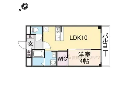 GRANDRAFFINE(1LDK/2階)の間取り写真