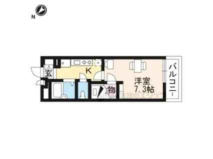 レオパレスOLIVE(1K/2階)の間取り写真