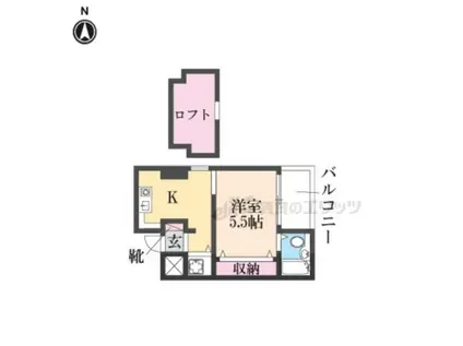 シティパレス柳町P3(ワンルーム/3階)の間取り写真