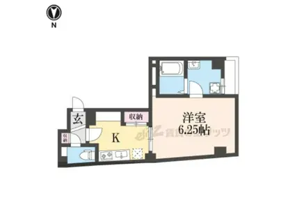 グレースビーコン大宮(ワンルーム/5階)の間取り写真