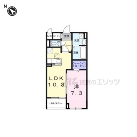 アストラル ノーブル(1LDK/3階)の間取り写真