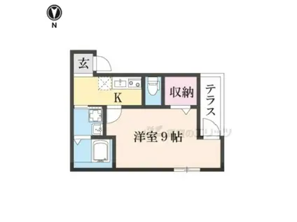 フジパレス尼崎東難波番館(1K/1階)の間取り写真