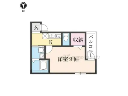 フジパレス尼崎東難波番館(1K/3階)の間取り写真