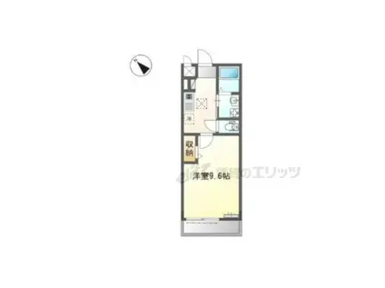 東近江市佐野町工事(1K/1階)の間取り写真