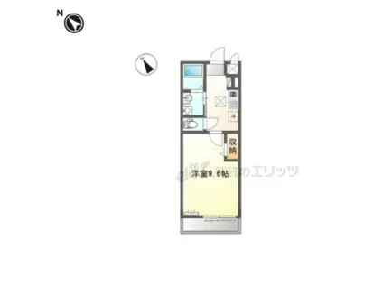 東近江市佐野町工事(1K/1階)の間取り写真