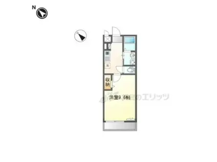 東近江市佐野町工事(1K/2階)の間取り写真