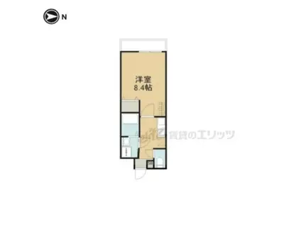 FELITZETSTUDIO(1K/1階)の間取り写真