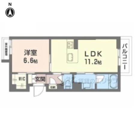 シャーメゾンアイメール(1LDK/3階)の間取り写真