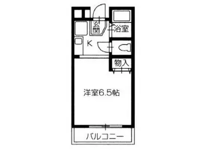 パークサイド今里(1K/4階)の間取り写真