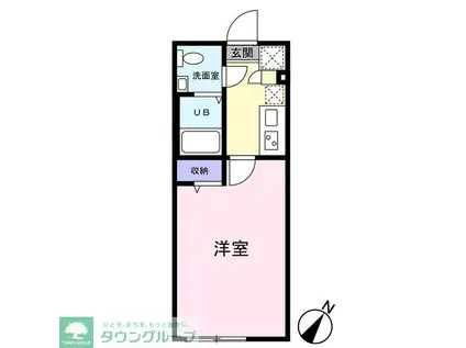 NICO MAISON(1K/1階)の間取り写真