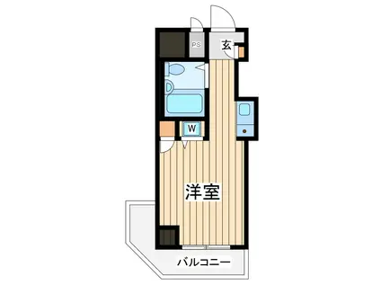 ネオマイム鶴見フルレゾン(ワンルーム/9階)の間取り写真