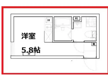 ボアソルテ町屋(ワンルーム/1階)の間取り写真